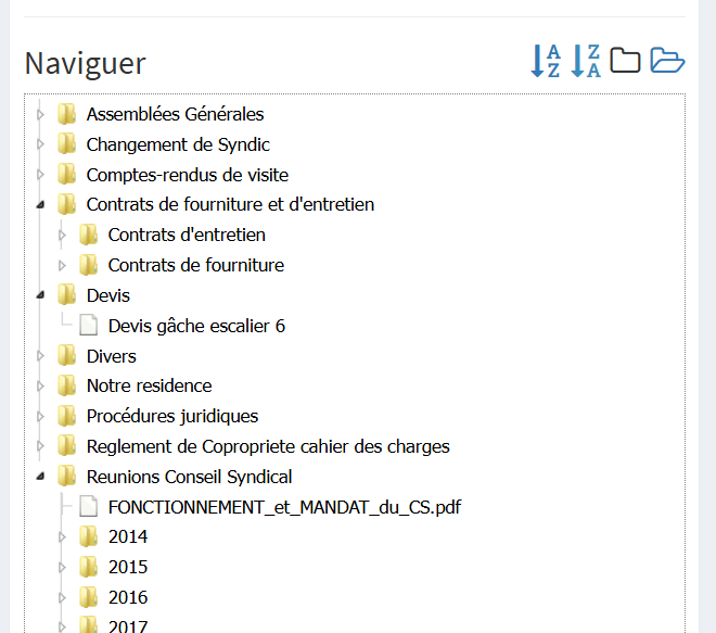 Bibliothèque documentaire de copropriété sur Ma-copropriete.com